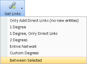 Get Links Between Selected Menu