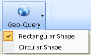 Map Toolbar Geo Query Options
