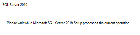 Microsoft SQL Server 2019 Setup